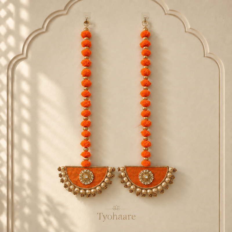 Folder 23 Orange Semicircle Hanging - main view