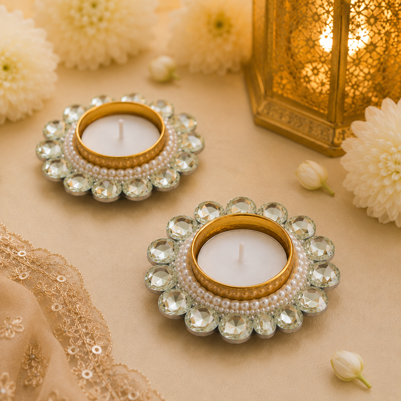 Celebration Glow Designer Tea Light Holders
