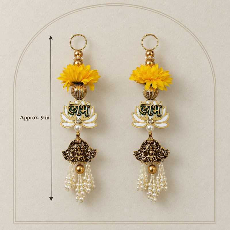 Yellow Shubh Lakshmi Hanging