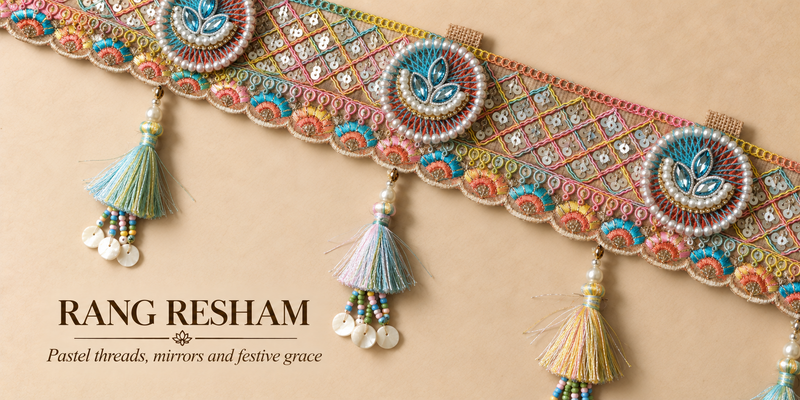 Rang Resham Tohran close-up