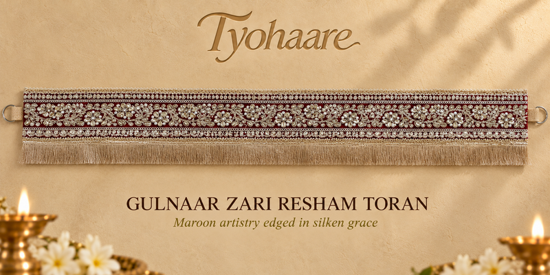 Gulnaar Zari Resham Toran full view