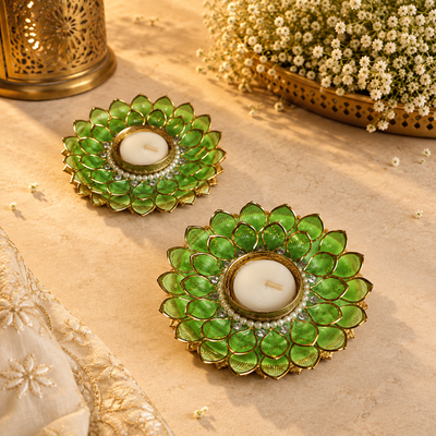 Panna Kamal Leaf Green Tea Light – view 1
