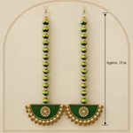 Folder 23 Green Semicircle Hanging - measurement view