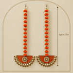 Folder 23 Orange Semicircle Hanging - measurement or overall view