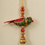 Folder 26 Embroidered Bird Gold Bell Hanging - detail view