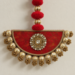 Folder 23 Red Semicircle Hanging - detail view