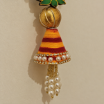 Folder 22 Shubh Labh Lotus Tassel Hanging - detail view