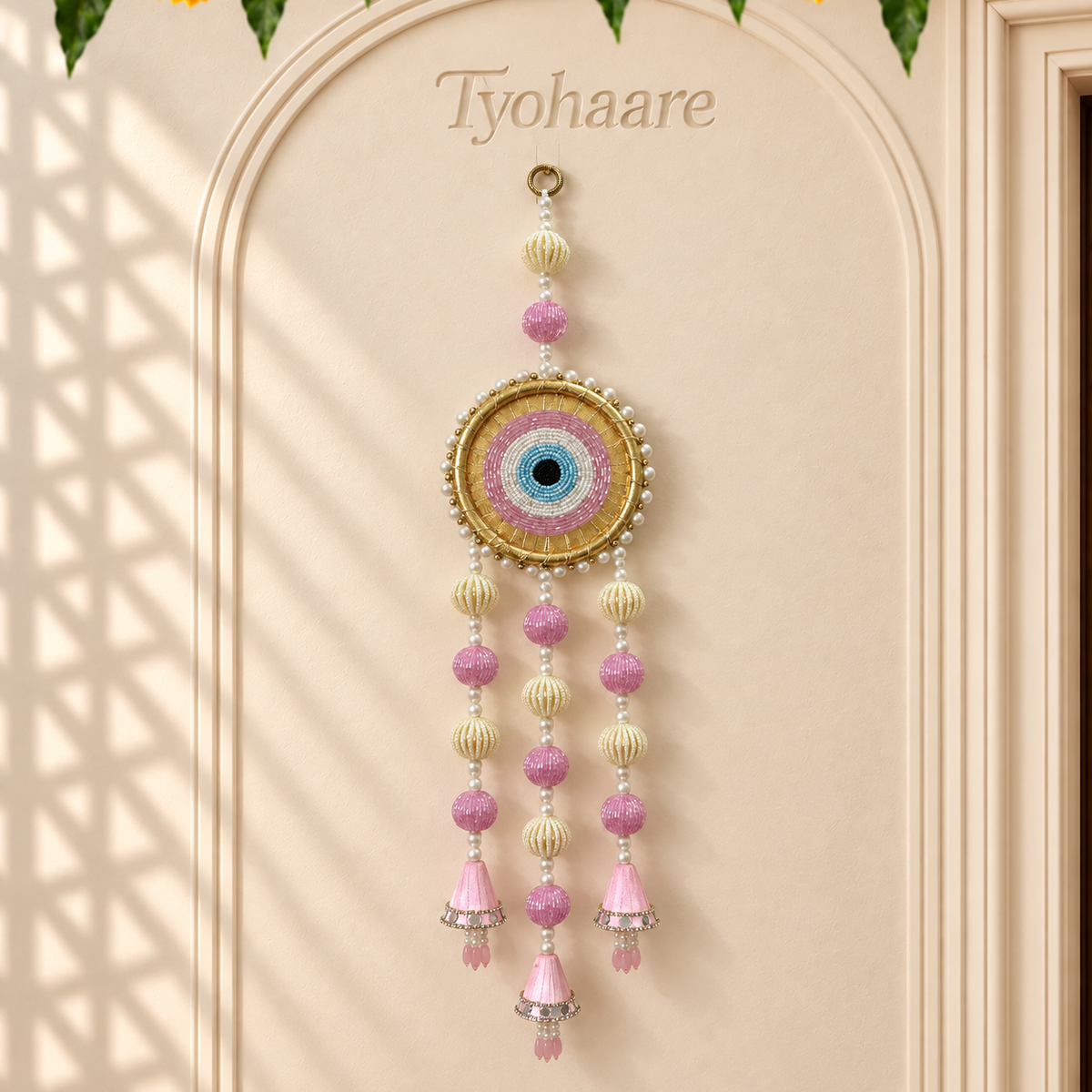 Gulabi Nazar Chakra Hanging – Pair