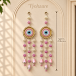 Gulabi Nazar Chakra Hanging – Pair
