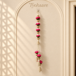 Gulabi Kamal Pearl Hanging – Pair