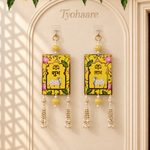 Shubh Labh Gau Lotus Hanging – Pair - full view