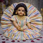 Rainbow Watercolour Laddu Gopal Poshak – Size 2