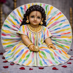 Rainbow Watercolour Laddu Gopal Poshak – Size 2