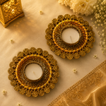 Noor Mahal Designer Tea Light Candle Holders