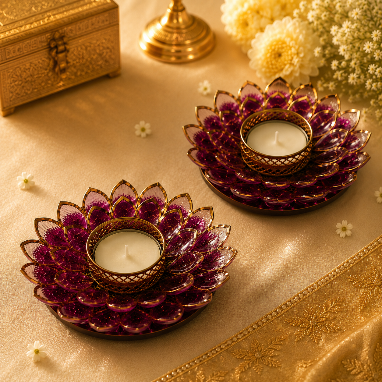 Utsav Jyoti Decorative Tea Light Candle Holders