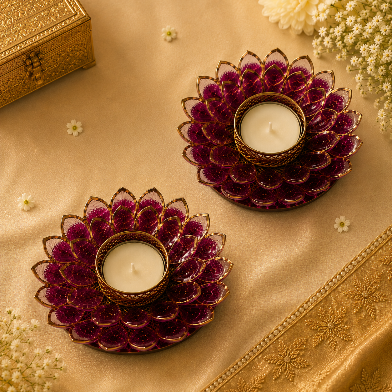 Utsav Jyoti Decorative Tea Light Candle Holders
