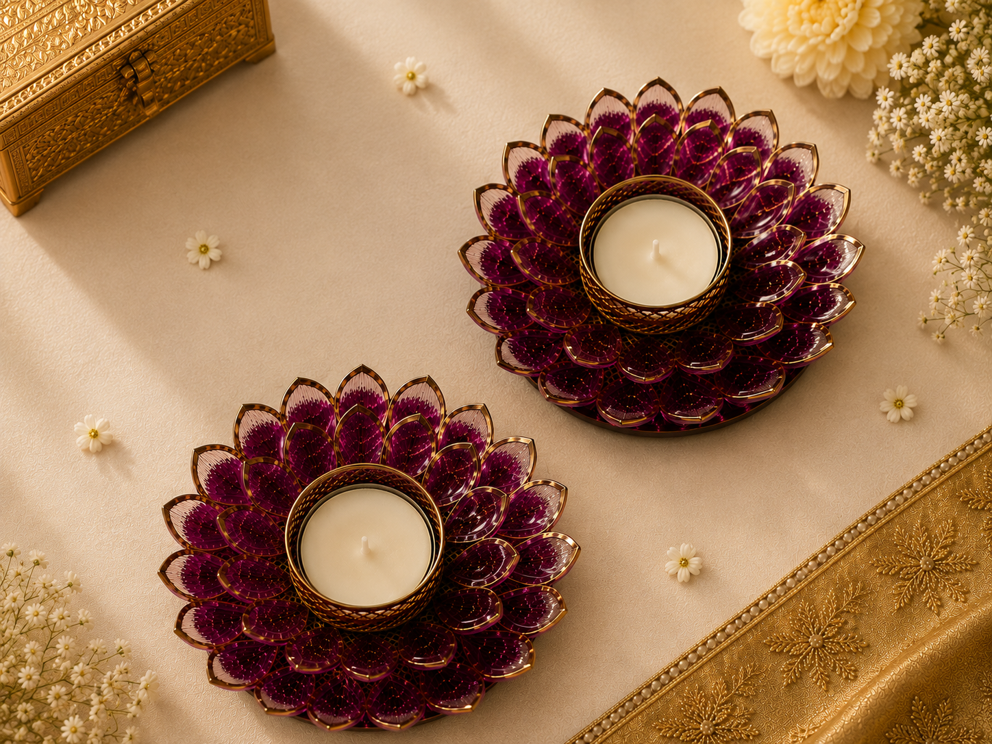 Utsav Jyoti Decorative Tea Light Candle Holders