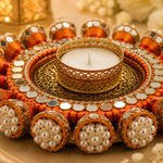 Aaradhya Festive Glow Tea Light Candle Holders