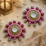 Rangoli Radiance Decorative Tea Light Holders