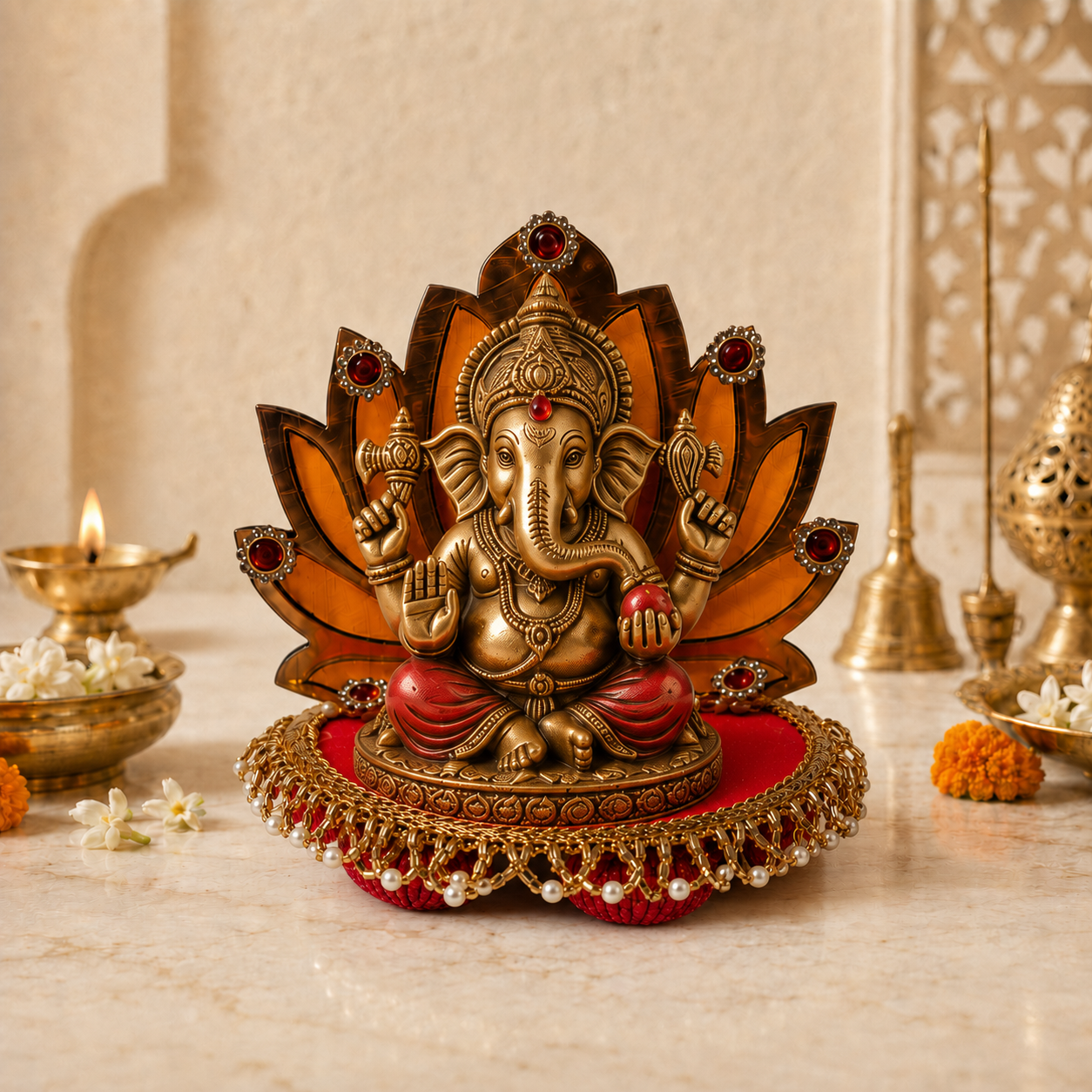 Kamala Lotus Mini Singhasan