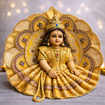 Pink Bandhani Petal Laddu Gopal Poshak – Size 1