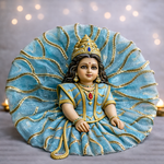 Red Gold Wave Laddu Gopal Poshak – Size 1