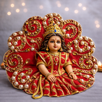 Magenta Pearl Swirl Laddu Gopal Poshak – Size 1
