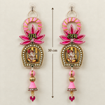 Pink Shubh Labh Ganesha Hanging – Pair