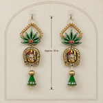 Green Shubh Labh Ganesha Hanging - detail view