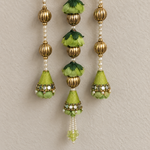 Hariyali Pushp Long Floral Hanging - detail view