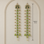 Hariyali Pushp Long Floral Hanging - detail view
