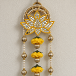 Peeli Pushp Long Floral Hanging - detail view