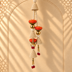 Kesari Floral Pearl Hanging - detail view