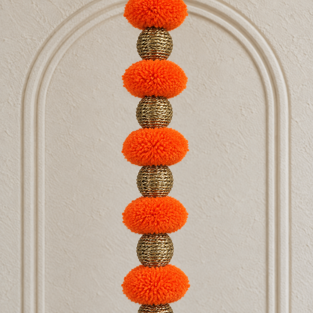 Kesari Pom-Pom Bell Hanging - detail view