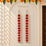 Laal Pom-Pom Bell Hanging