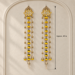 Peeli Pushp Long Floral Hanging - detail view