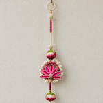Elephant Lotus Pearl Hanging - detail view