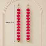 Gulabi Pom-Pom Bell Hanging - detail view