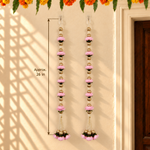Gulabi Floral Pearl Hanging - detail view