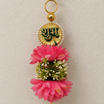 Shubh Labh Ganesha Pearl Hanging - detail view