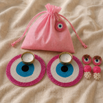 Pink Evil Eye Tealight Gift Hamper