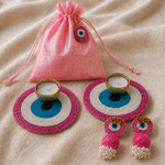 Pink Evil Eye Tealight Gift Hamper alternate view