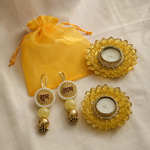 Golden Lotus Tealight Gift Hamper alternate view