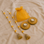 Golden Jhumka Tealight Gift Hamper alternate view