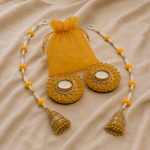 Golden Jhumka Tealight Gift Hamper alternate view