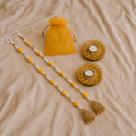 Golden Jhumka Tealight Gift Hamper alternate view