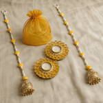Golden Jhumka Tealight Gift Hamper alternate view