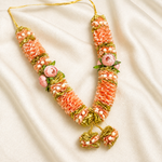 Peach Floral Mala alternate view
