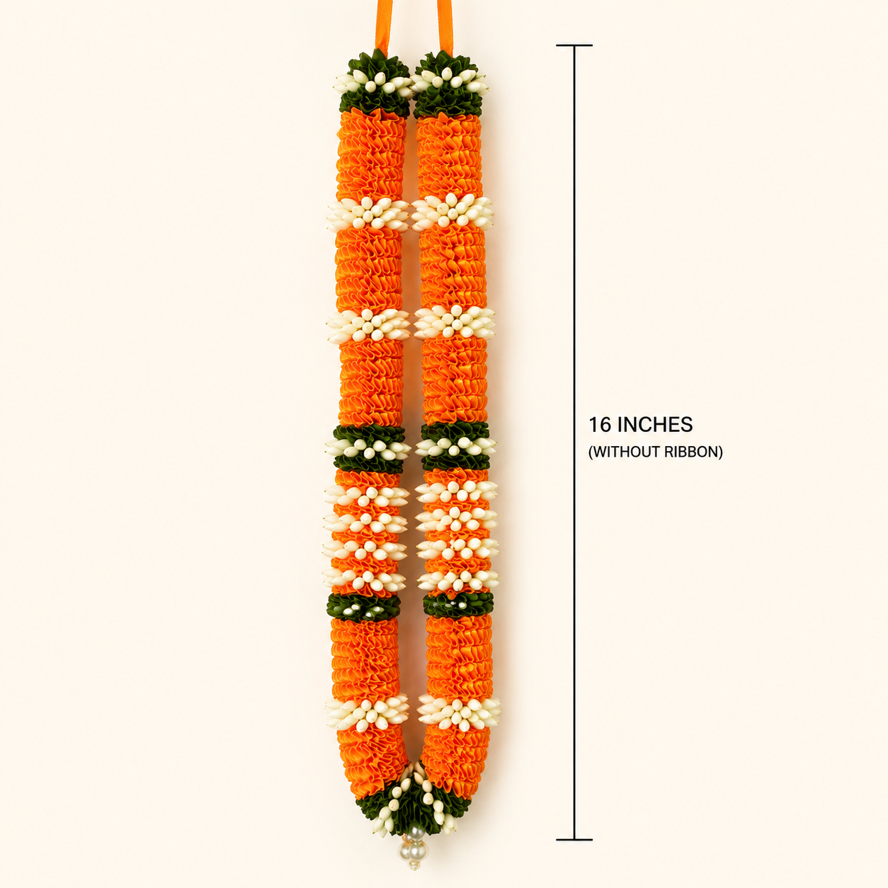 Saffron Floral Mala alternate view