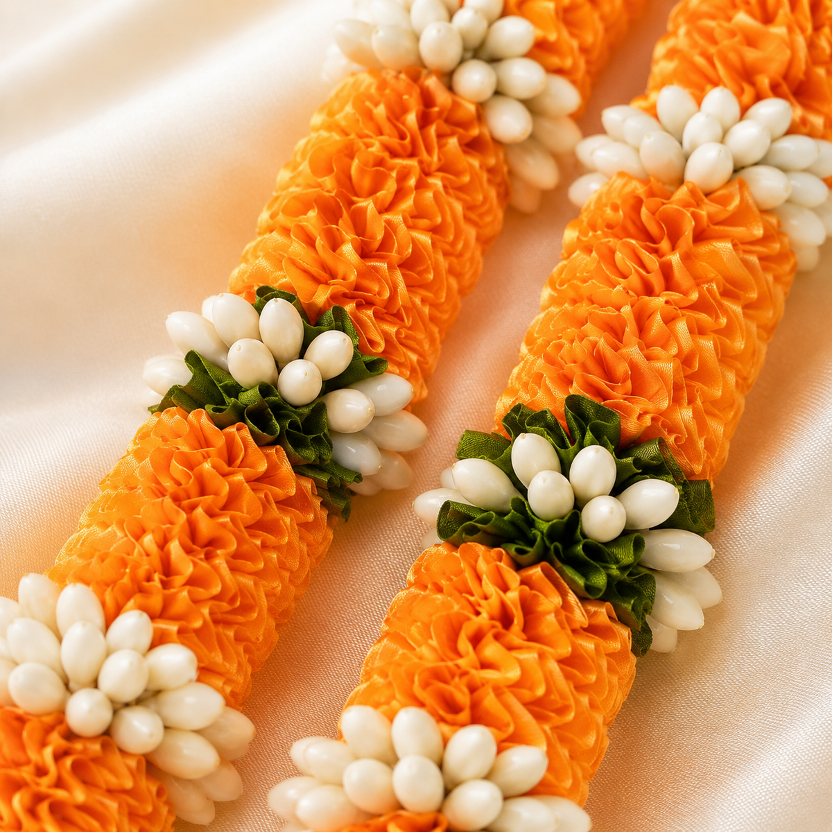 Saffron Floral Mala alternate view